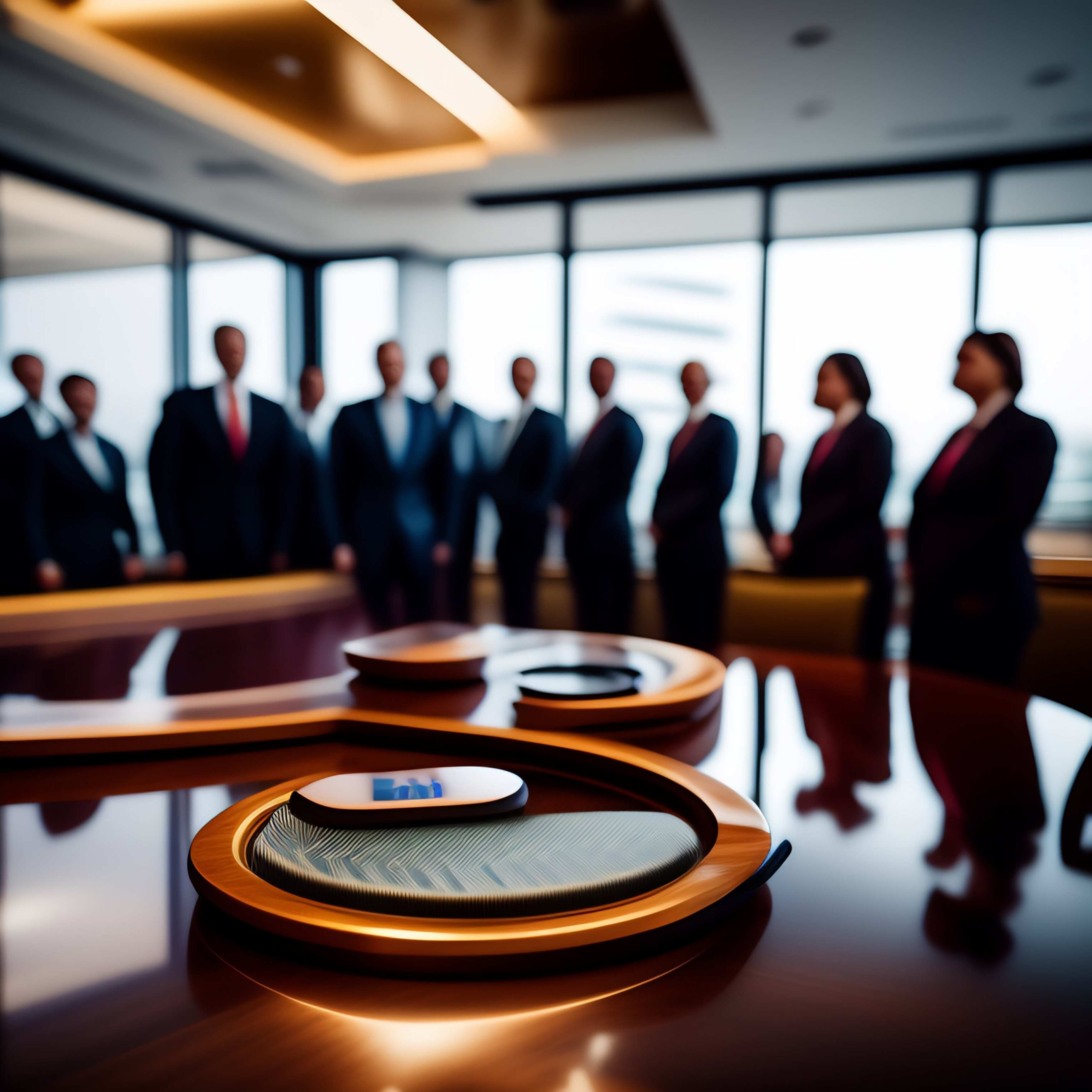Legal professionals in meeting