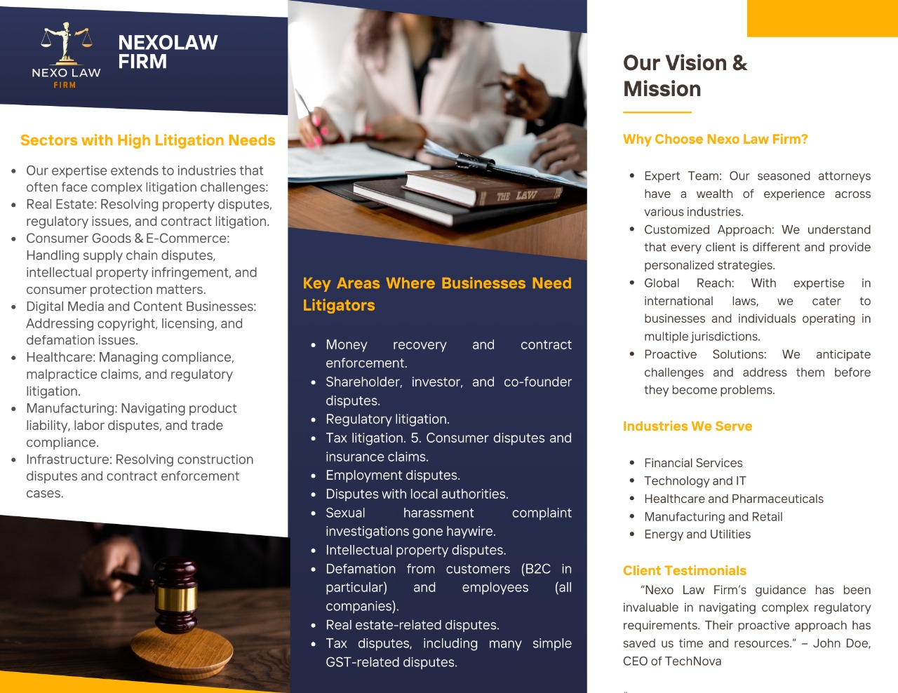 Law firm team